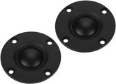 Hoge Kwaliteit Tweeter Luidspreker Set - 5 cm Zijden Koepel - Geschikt voor Hifi Audio Systemen