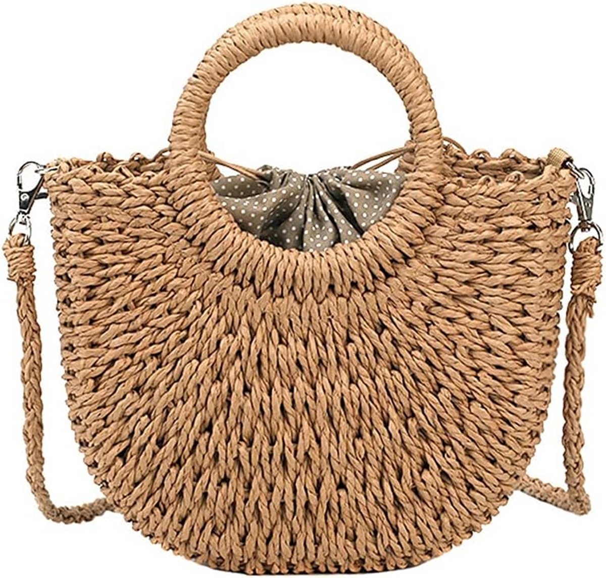 Zomer Stro Bagage Tote Handgeweven Boho Tas voor Dames