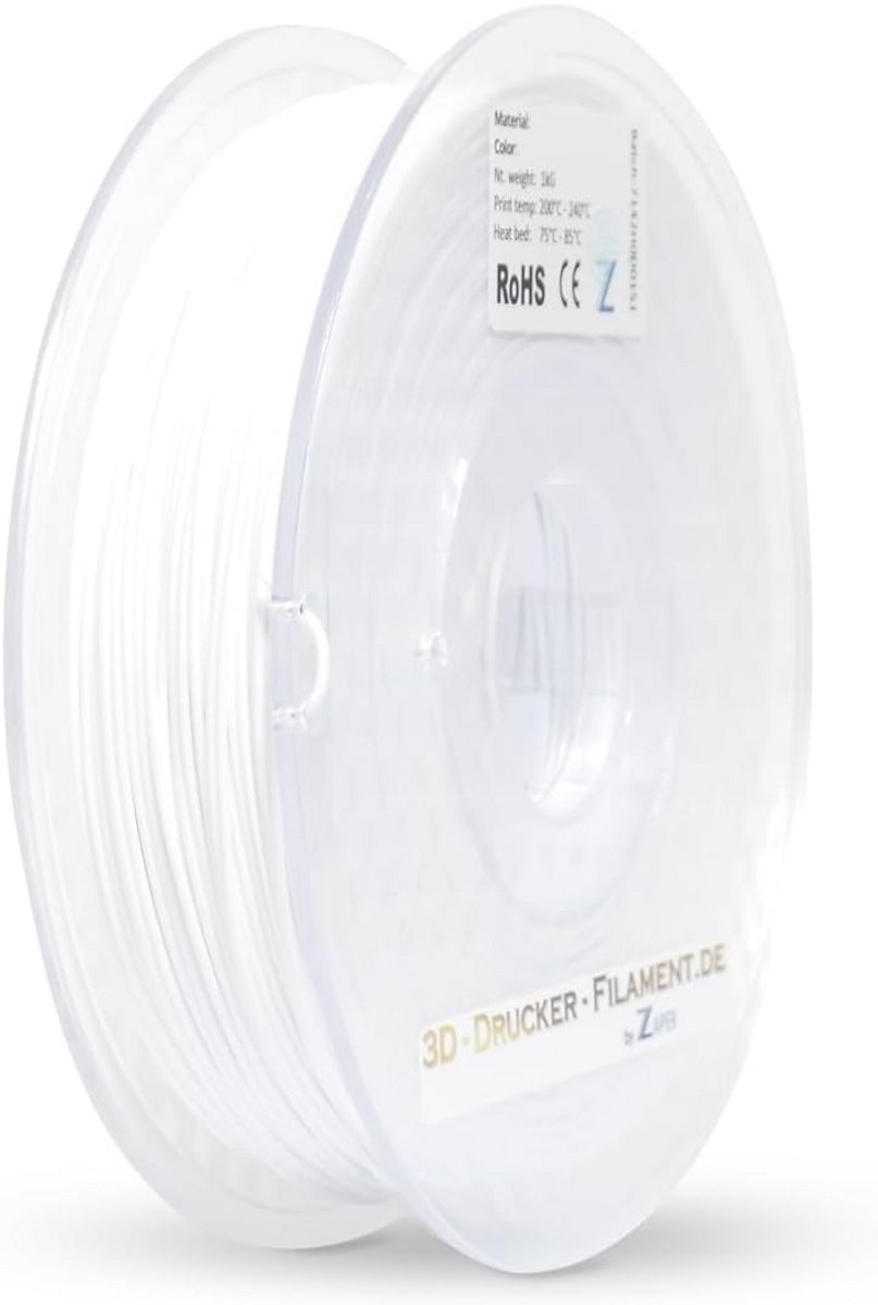 Flexibel TPU Filament voor 3D Printer 2.85mm 500g Wit