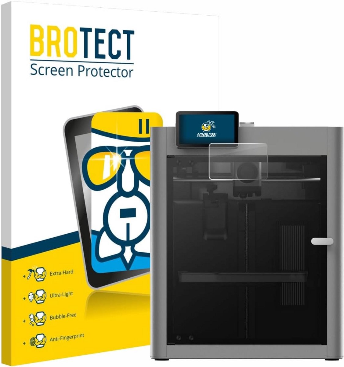 Screenprotector voor Bambu Lab P2S 3D Printer - Krasbestendig 9H Glasfolie