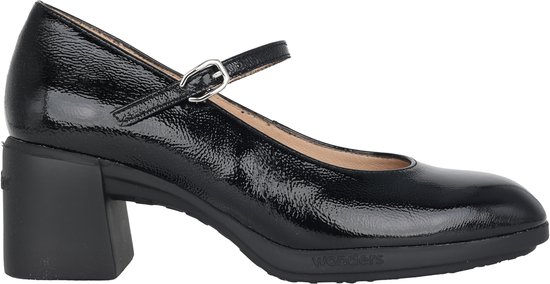 Wonders Reghost 13 - dames pump - Zwart - maat 37 (EU) 4 (UK)