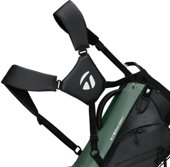 TaylorMade StormDry Waterproof Standbag 2026 - Zwart Groen van TaylorMade — afbeelding 4