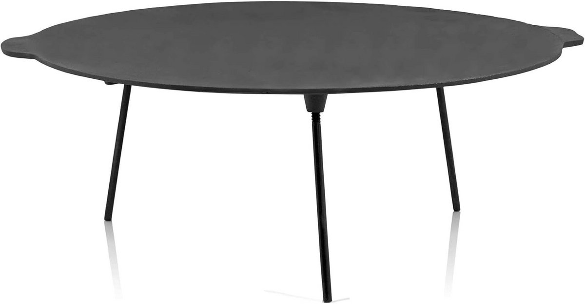 Gietijzeren Pan Bbq - Gietijzeren Skillet - Grillplaat - Draagbaar