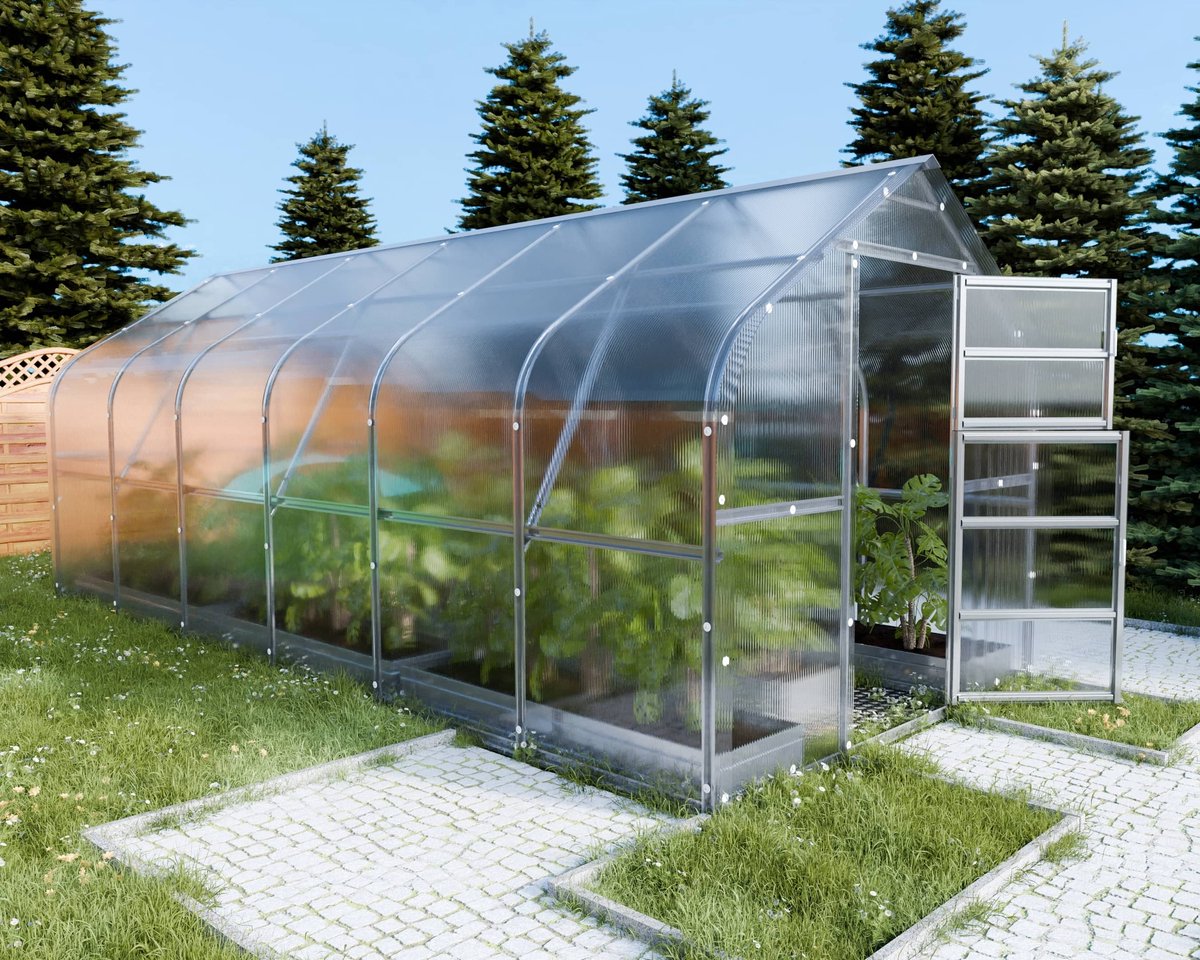 Klasika Polycarbonaat tuinkas 2,5x6m 15m² Drop