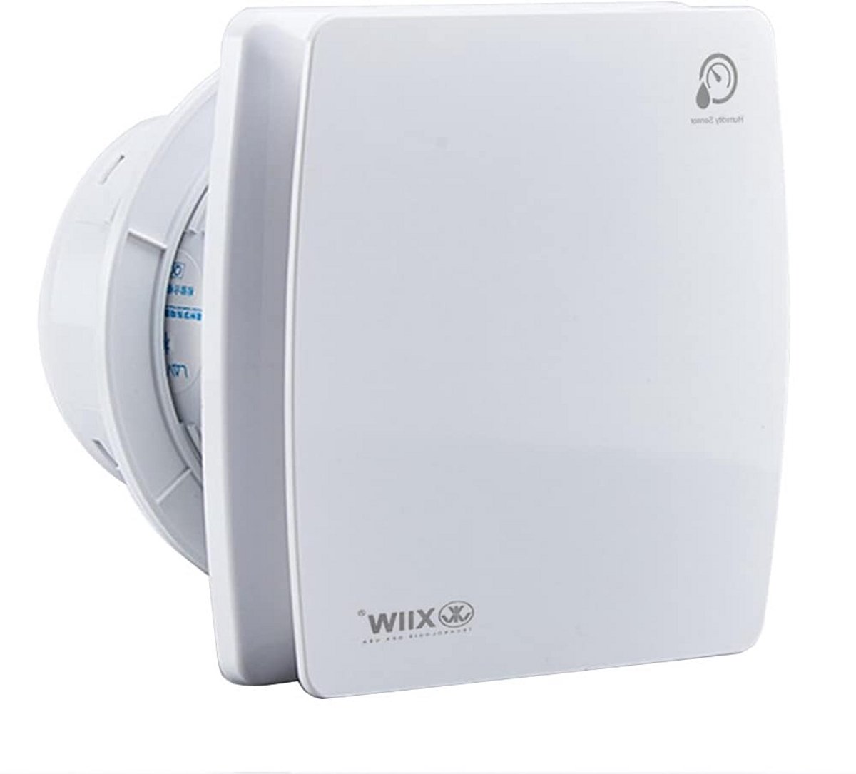 Stille Badkamerventilator 100mm met Vochtsensor en Nalooptijd