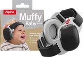 Alpine Muffy Baby Comfort (12-48 Maanden) - CE & ANSI Gecertificeerde Koptelefoon Baby - Verstelbare Gehoorbescherming Baby en Kinderen - Unieke Hoofdband voor Veilige & Comfortabele Pasvorm - 24 dB Demping - Zwart