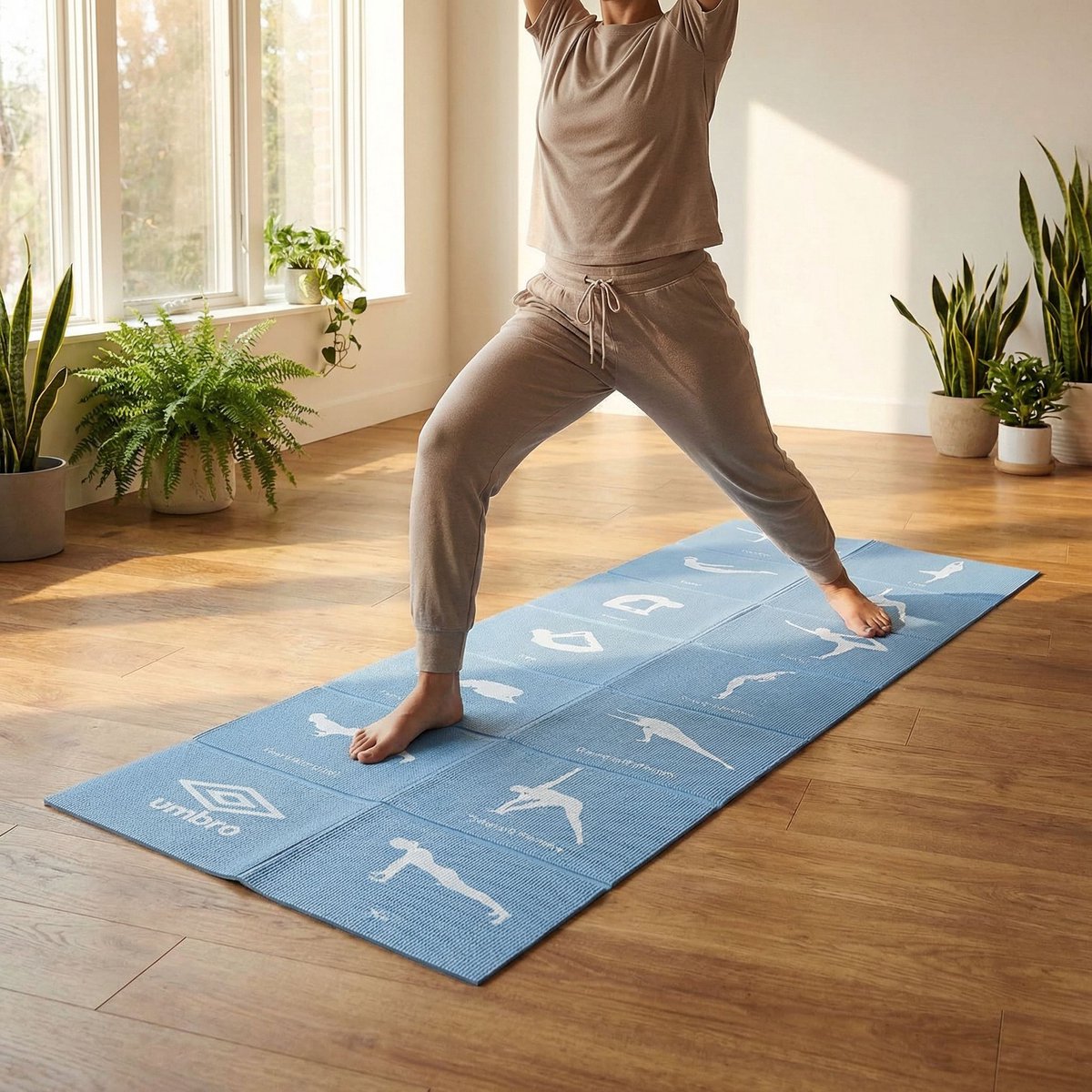 Umbro Opvouwbare Yogamat - Anti-Slip thumbnail 3