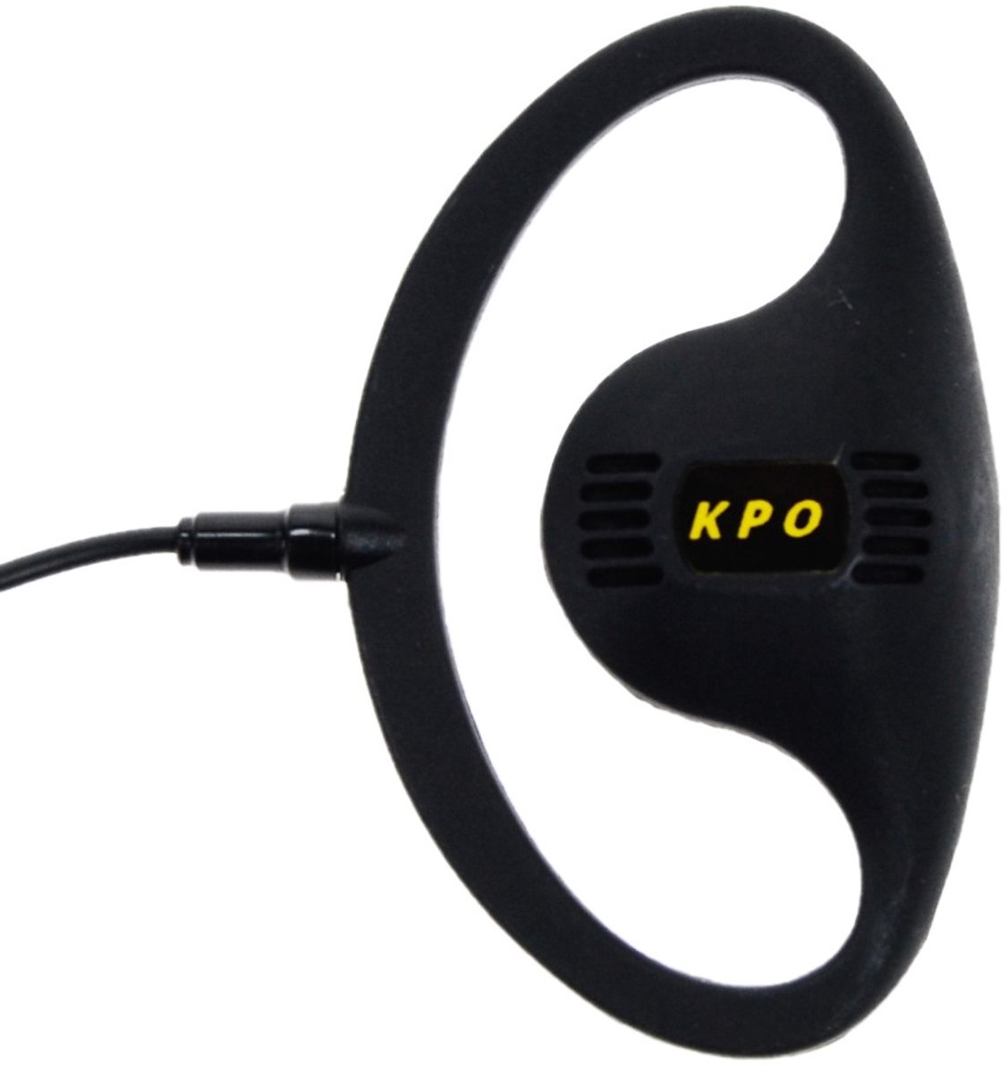K-PO KEP 300 S - Listen-Only Oortje - 3.5 mm Plug – Zwart