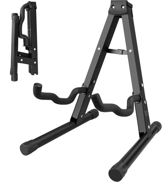 BOTC universele gitaarstandaard – opvouwbaar – zwart