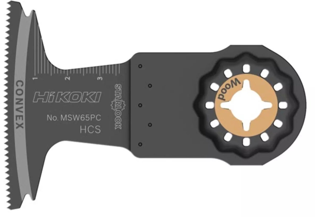 HiKOKI MSW65PC Multitool blad - Starlock - 65 x 40 x 0,6mm - Hout (1st)