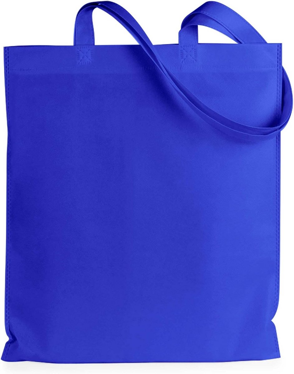 Sterke Wasbare Katoenen Boodschappentas met Lange Henkel 36x40 cm