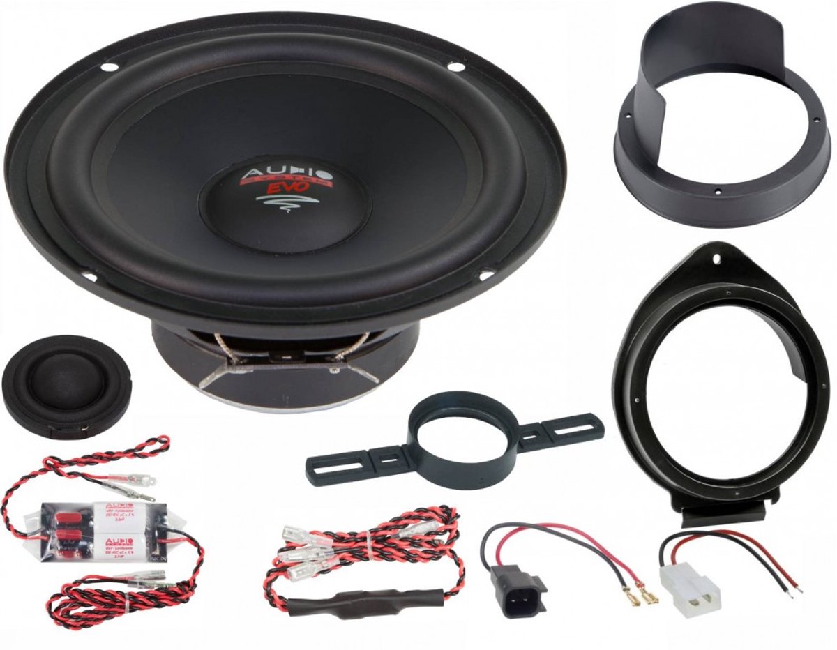 XFIT Opel Karl 165mm 2-Weg Composet – Pasklare Speaker Upgrade Plug en Play Karl 2015-2020 X-ion Serie