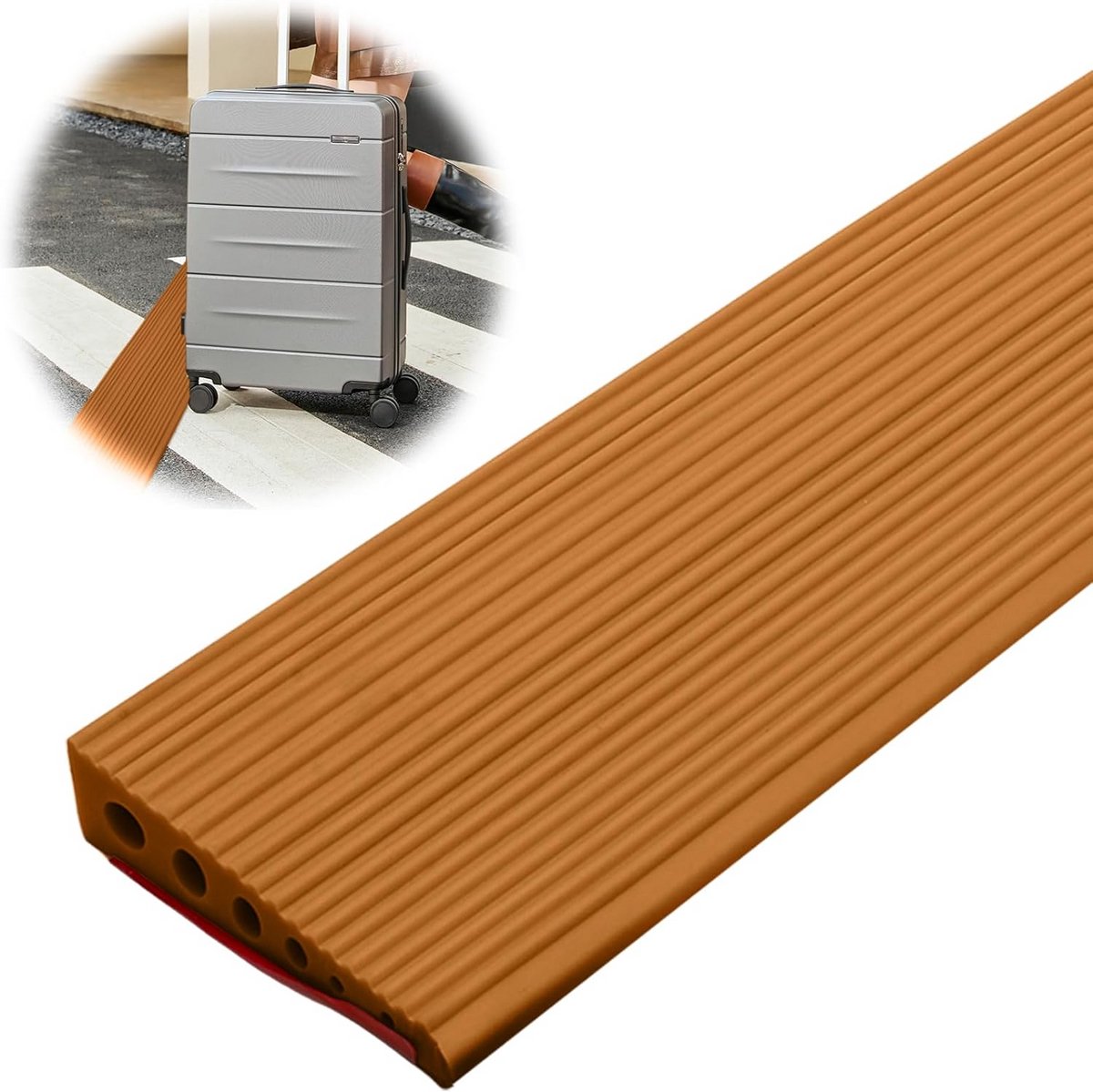 Antislip Drempelhulp voor Rolstoel en Scooter - Robuuste PVC Oprit