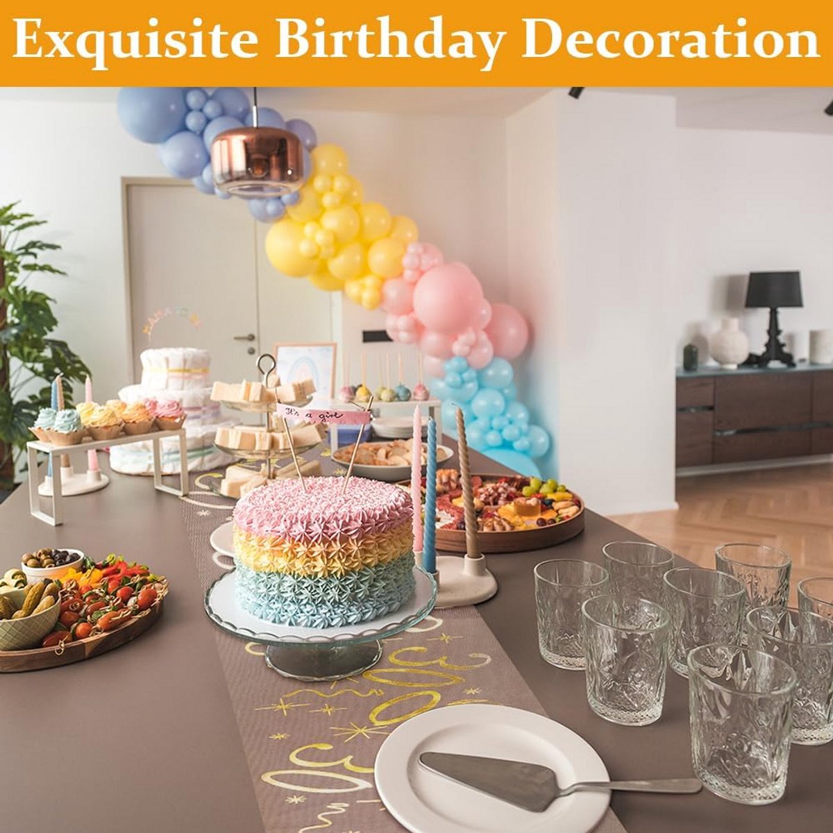 Luxe Gouden Tafelloper Rechthoekig 28cm x 10m - Afscheurbaar voor Feest en Jubileum