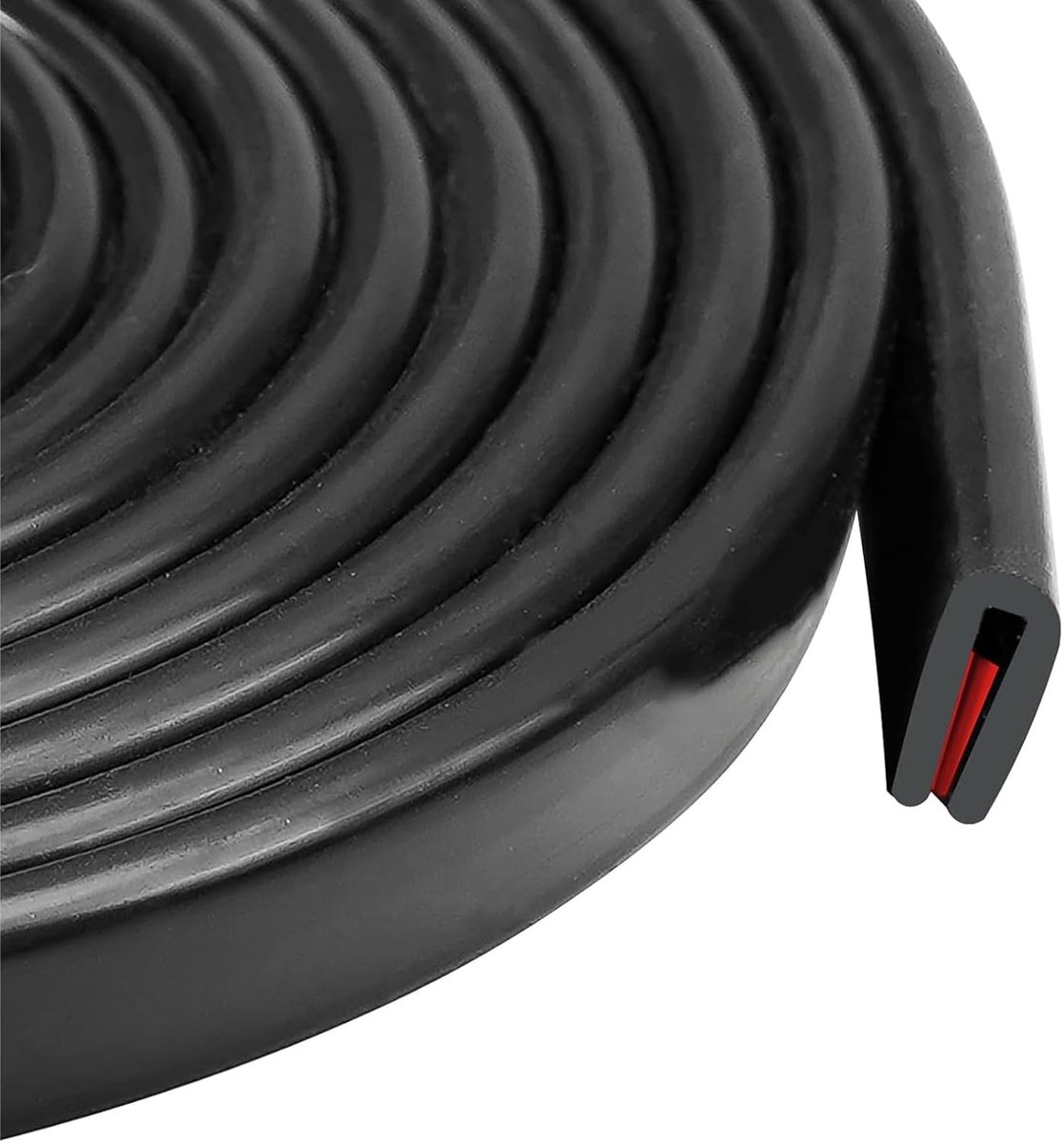 Zelfklevende Randbescherming in U-profiel | Flexibele Rubber Afdichting 3 Meter