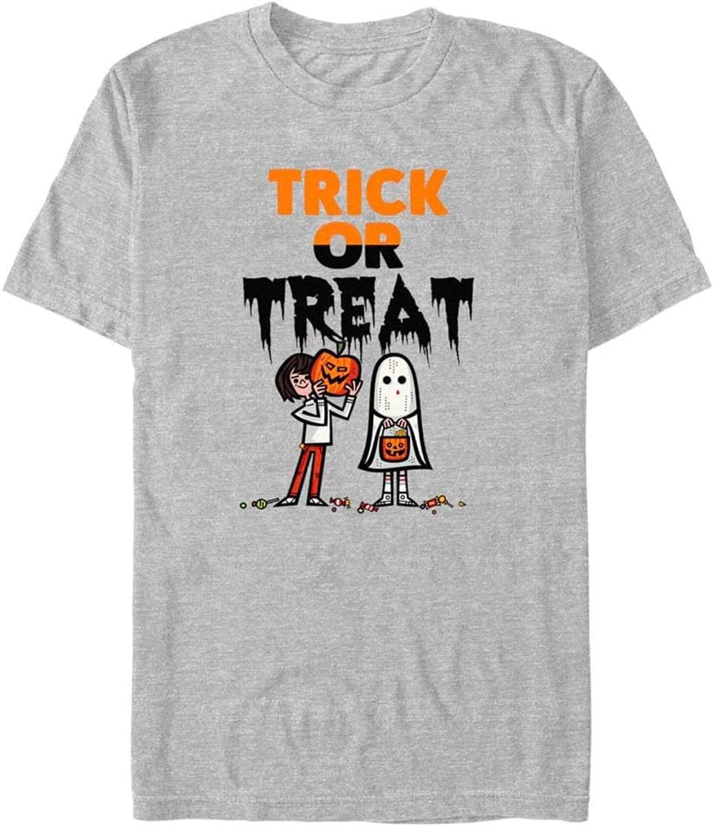 Grafisch T-shirt - Korte mouwen shirt - Vrije tijd - Thema print - Zwart