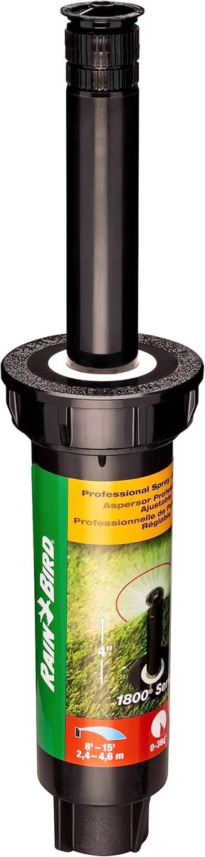 Pop-up Sproeier - Verstelbaar Mondstuk - Gazon Besproeien - Drukgeactiveerde Afdichting - 4 Inch