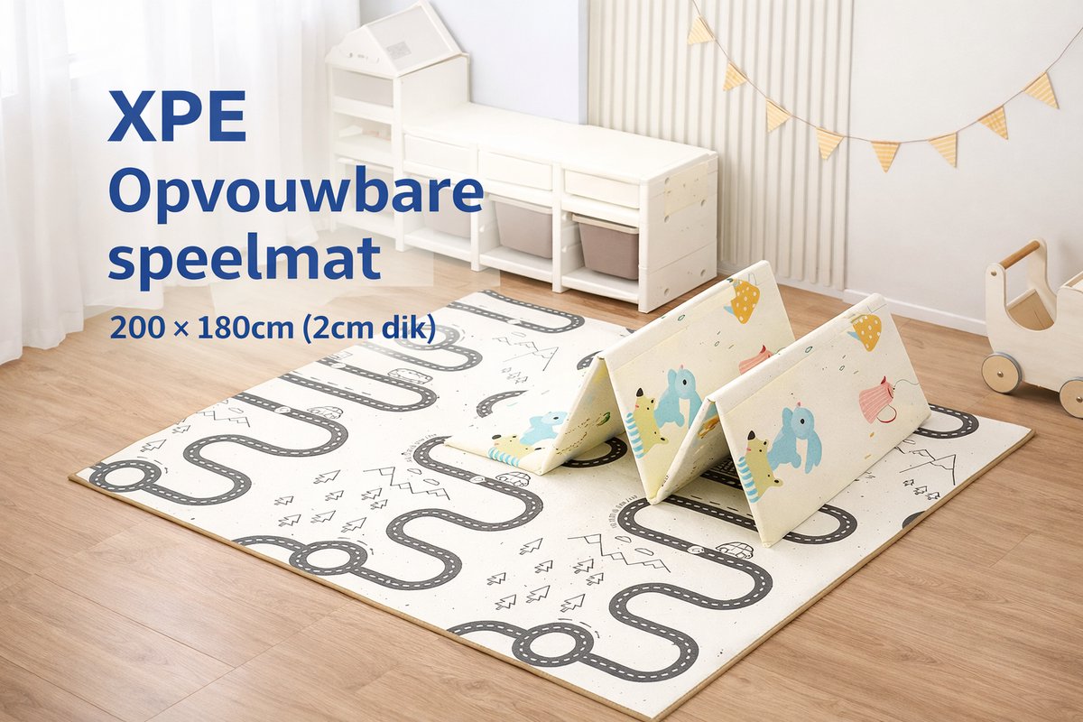 Extra XPE Baby Speelmat - 2cm Dik & Opvouwbaar thumbnail 2