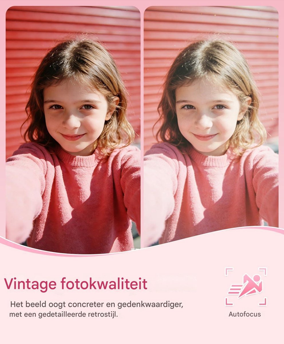 QTTVBTNA roze selfiecamera met 32GB thumbnail 4