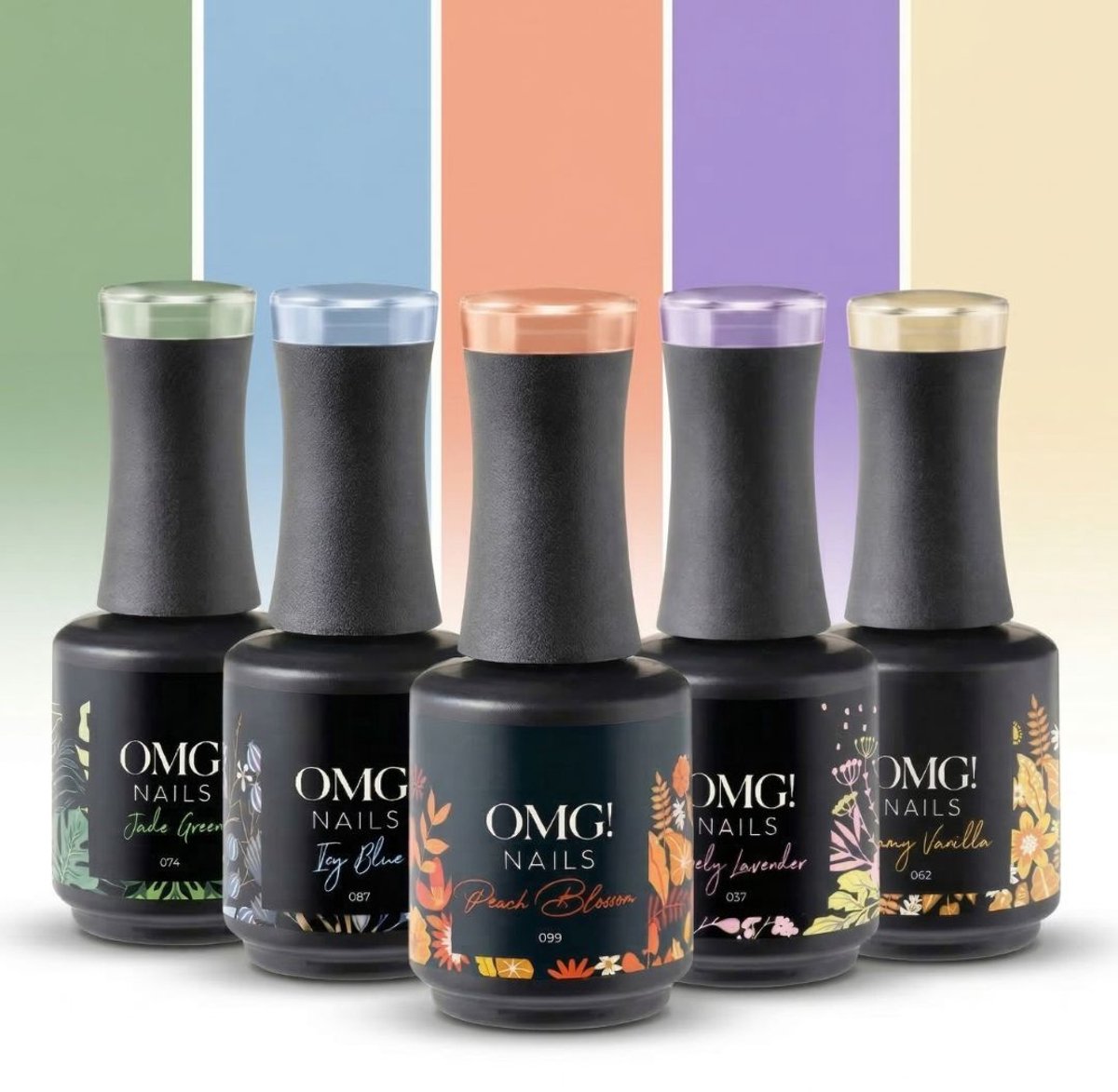 Limea OMG Nails Summer Set 2 - 5x 15ml - Gellak - Nagellak set - Zomer kleuren - Gel lak