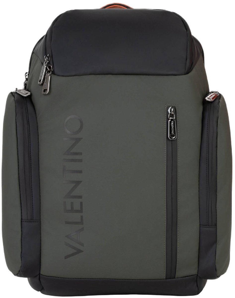 VALENTINO vrijetijdsrugzak rugzak met laptopvak Dragonhawk Backpack Milit / Nero donkergroen