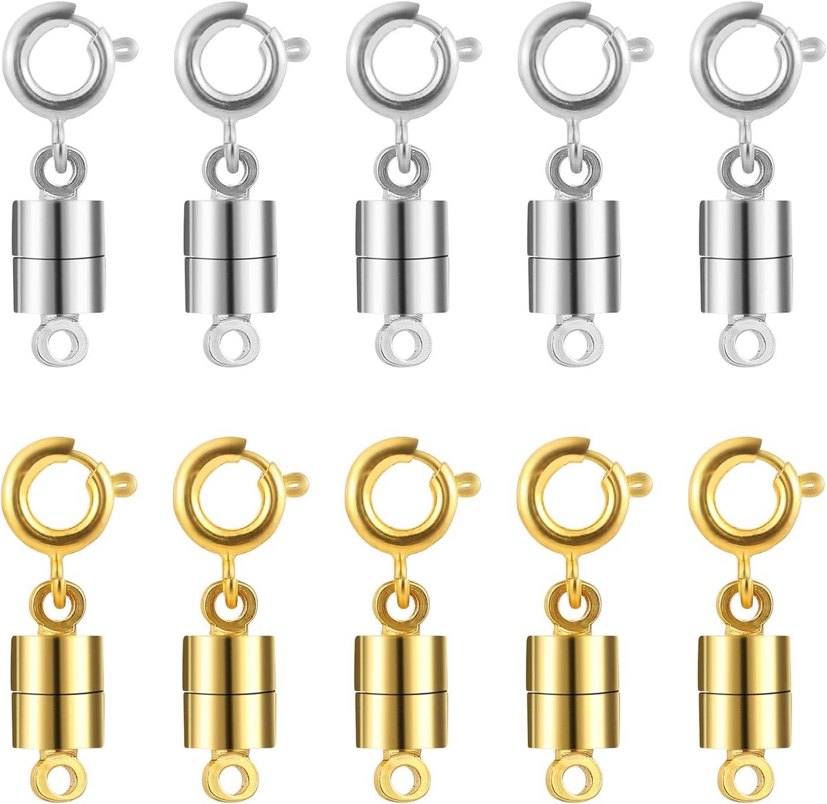 10x Magnetische Sluitingen voor Kettingen en Armbanden Sieraden Connectors
