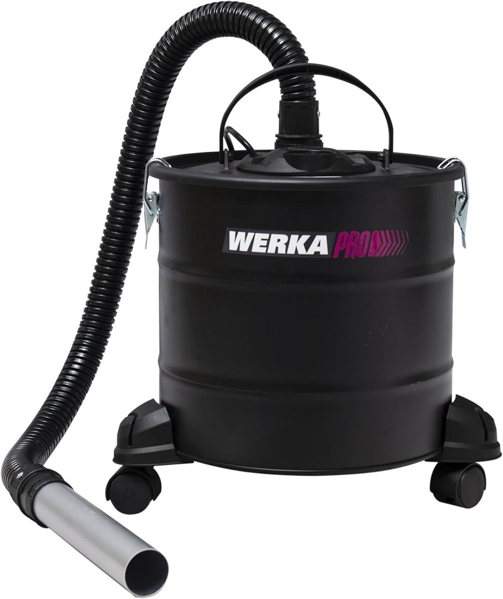 Aszuiger - Nat-droogstofzuiger - Open haard reinigen - HEPA-filtratie - 18 Liter capaciteit - Zwart