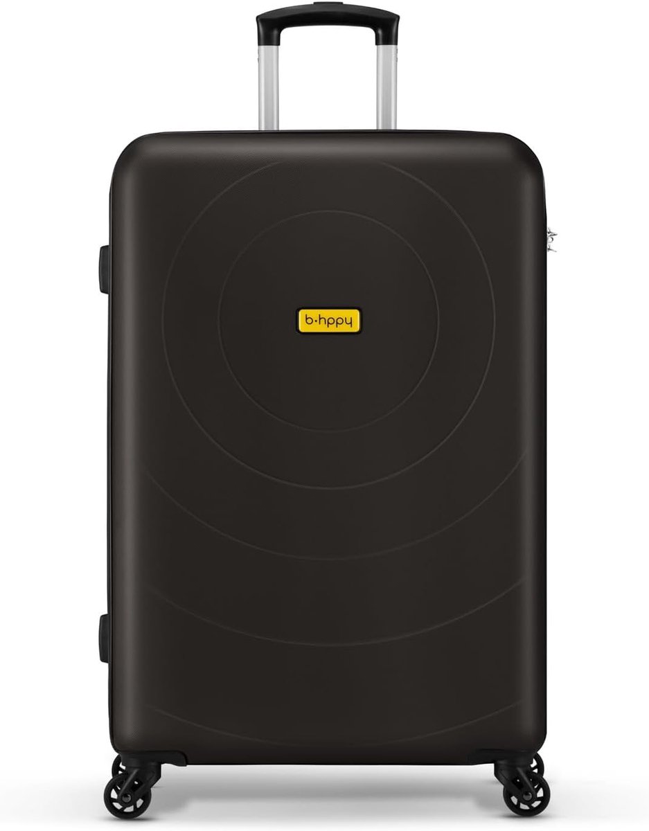 Grote Reiskoffer 76x49x29cm - Lichtgewicht 95L Bagagekoffer met 360° Wielen, Cijferslot en Tussenschot - Zwart