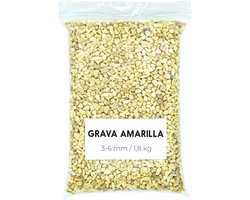 Decoratief Grind Geel 1.8 kg Steentjes voor Planten en Aquarium