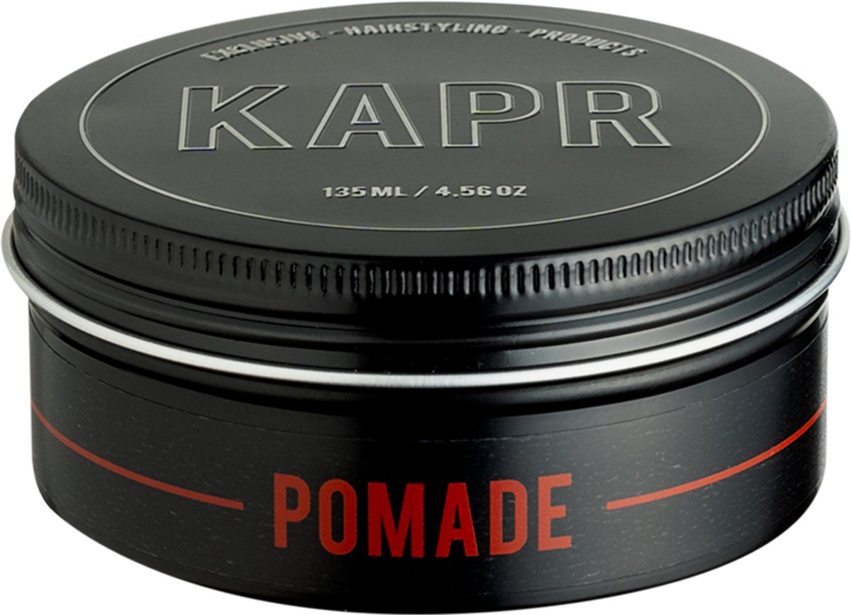 KAPR Pomade 135ml + Hair Tonic 250ml – Haar Styling Set Mannen – Strong Hold Pomade – High Shine – Barber Hair Tonic
