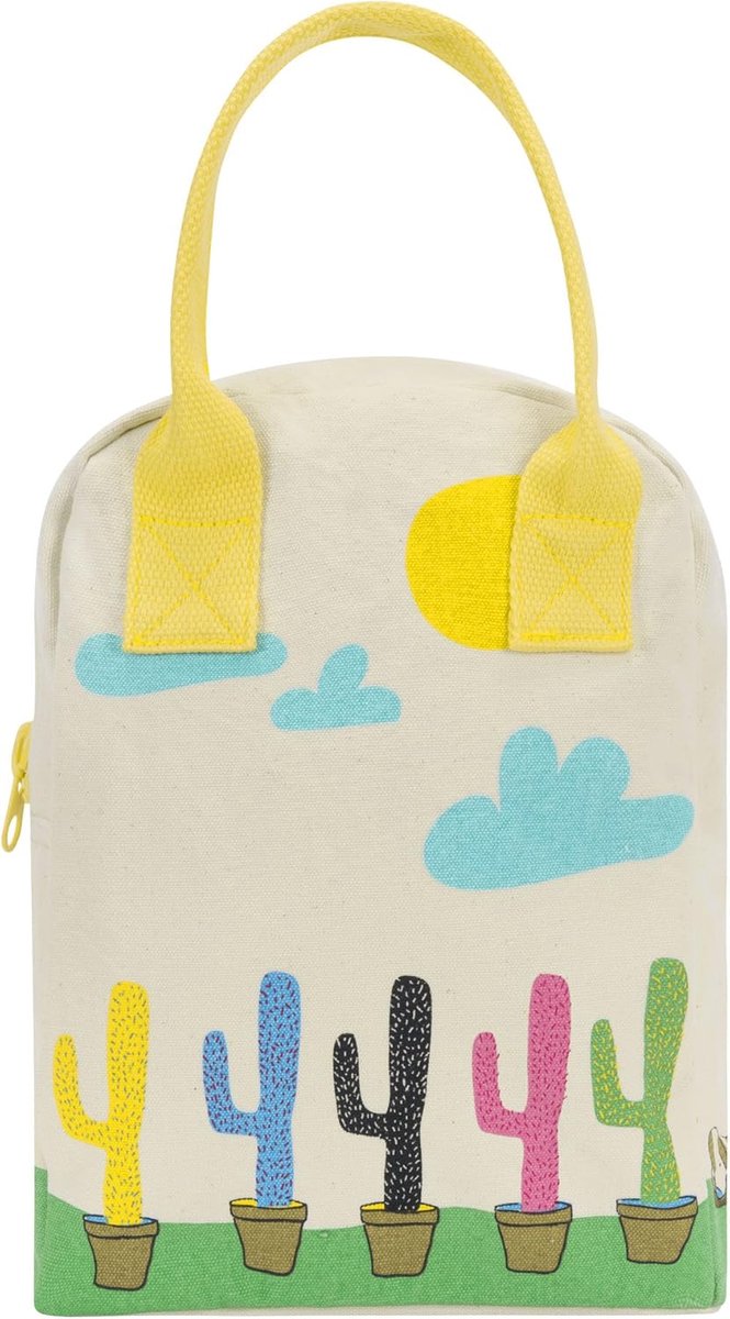 Fluf Zipper Lunchtas - Biologisch Katoen