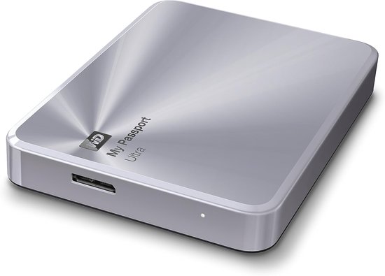 Externe Harde Schijf - Draagbare Opslag - Bestanden Opslaan - Metalen Behuizing - 2 TB - Zilver — afbeelding 3