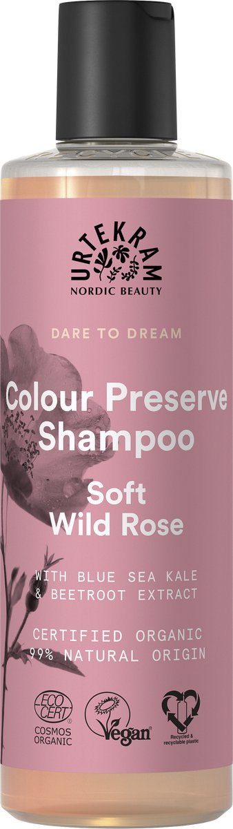 Urtekram Shampoo Soft Wild Rose Biologisch 250 ml