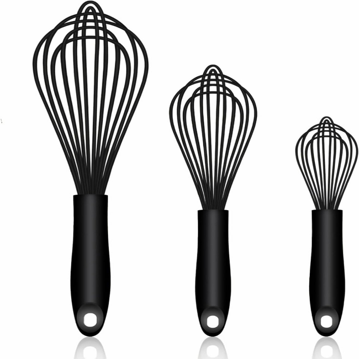Set van 3 Siliconen Gardes - Vaatwasmachinebestendig en Hittebestendig Keukengerei