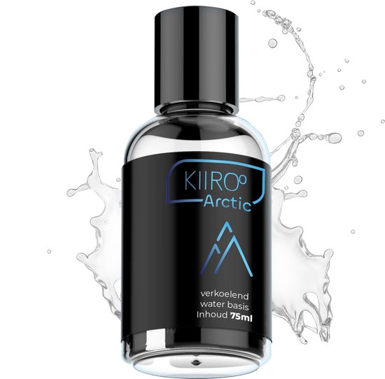 Kiiroo Arctic Glijmiddel op Waterbasis - 75 ml - Verkoelend & Tintelend Effect - Vegan - Speeltjes Proof