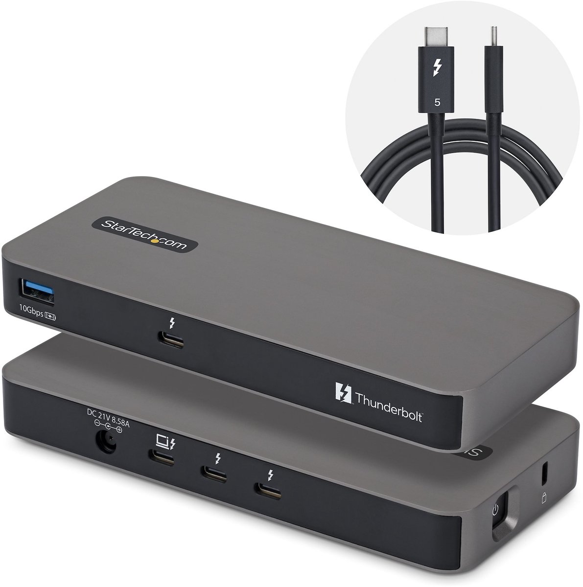 StarTech.com 4-Port Thunderbolt 5 Hub