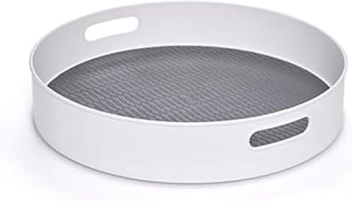 Draaitafel onder wastafel 22,9 cm antislip wit/grijs
