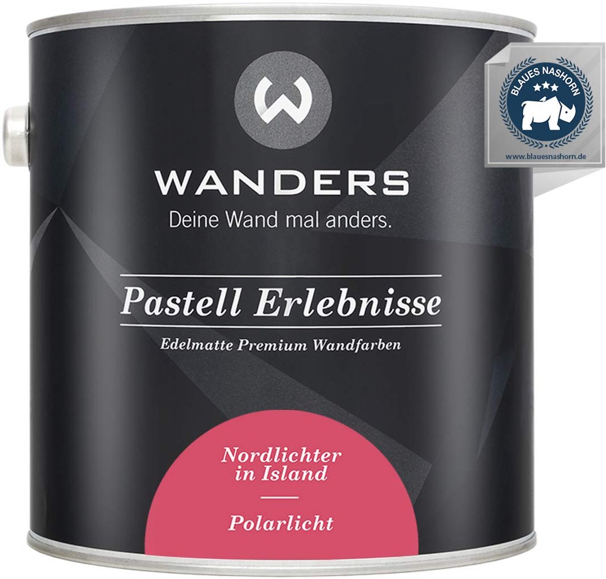 Wanders Muurverf - Edelmatte Krijtverf voor Hout en Meubels - Lichtrood Poollicht - 2,5L