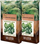 Green Home Monstera Potgrond - Luchtig en Doorlatend - Voor Tropische Kamerplanten - Volwassen planten in grote potten - 36 Liter