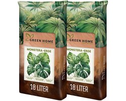Green Home Monstera Potgrond - Luchtig en Doorlatend - Voor Tropische Kamerplanten - 36 Liter