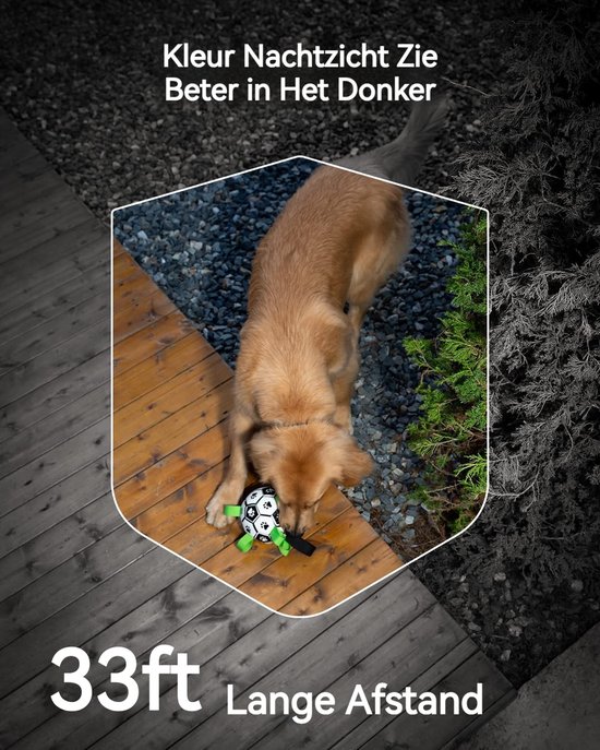 ieGeek Beveiligingscamera Draadloos Buiten - 2K Ultra HD - Camerabewaking - Bewakingscamera Voor Buiten - Buitencamera - Buiten Camera Met Nachtzicht - Oplaadbaar - Met WiFi en APP - Wit - 2 Stuks van Merkloos — afbeelding 2
