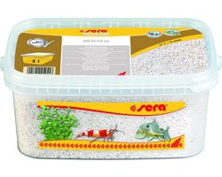 Wit aquariumgrind 1-3 mm, 3 liter, geschikt voor garnalen en bodemvissen, CO2-bestendig