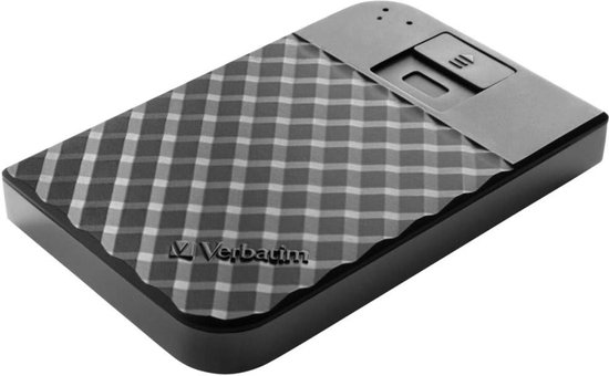 Externe Harde Schijf - Draagbare Opslag - Veilige Data - Vingerafdruk Scanner - 12.6 x 8.1 cm - Zwart van Merkloos — afbeelding 3