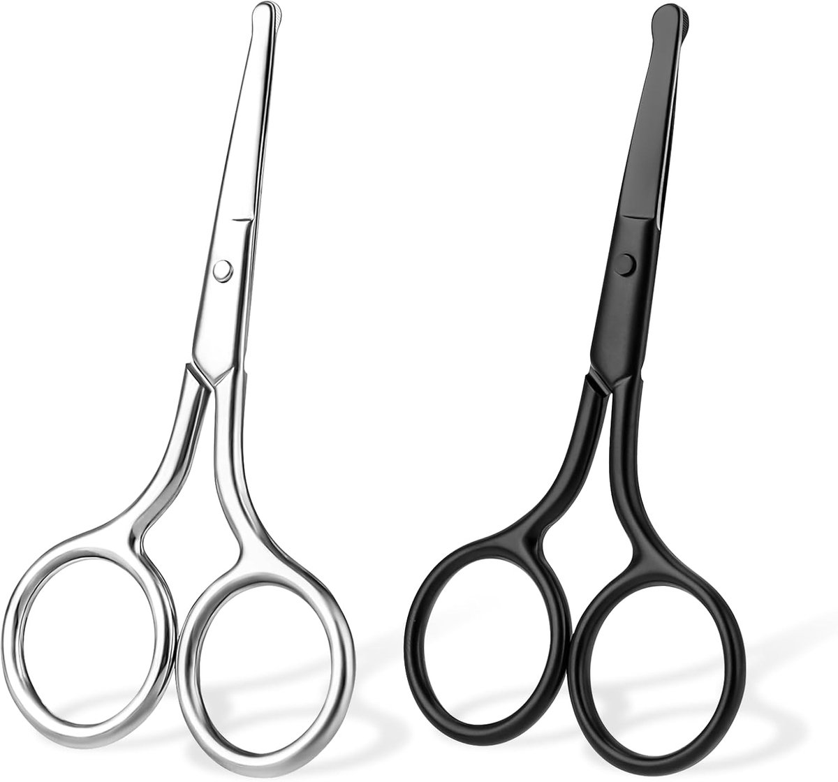 Neus en oor schaar - Veiligheidstrimmer - Persoonlijke verzorging - Afgeronde punt - 10 cm - Zilver