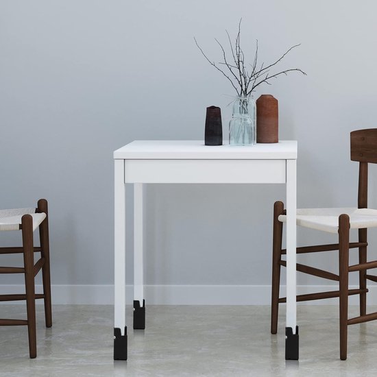 Meubelverhoger voor bed, tafel, stoel en bank - zwart - geschikt voor vierkante en ronde poten (20-35 mm) - met schroefklem - verkrijgbaar in diverse hoogtes — afbeelding 2