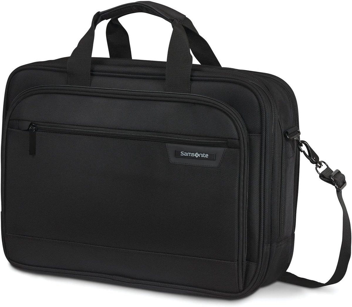Classic 2.0 3 Compartiment Aktetas, 39.6 cm, 100% Nylon, 100% Polyester, Vintage Black