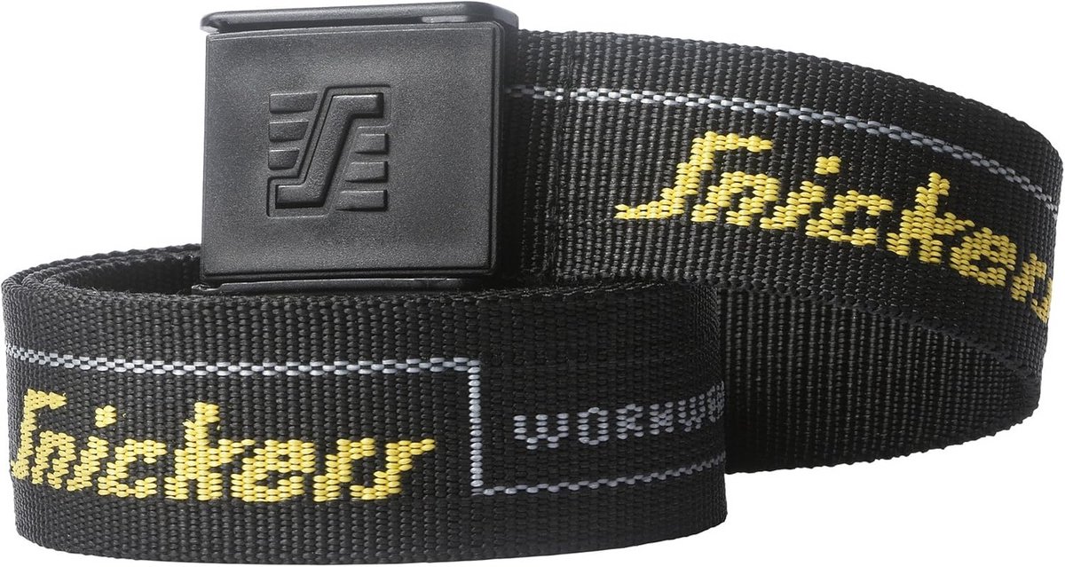 Zwarte riem met gesp voor heren en dames - 110 cm lengte
