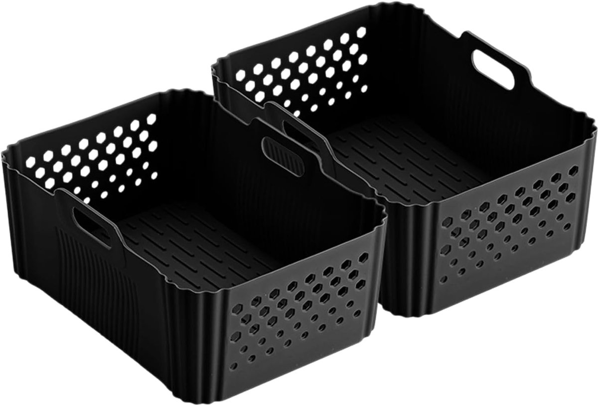 Airfryer Bakvorm - Siliconen Mallen - Hygiënisch Koken - Verdikt Herbruikbaar - 20.5 x 14 cm