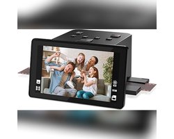 Diascanner 22MP met 5 Inch LCD – Negatieve Scanner & Fotoscanner voor 135, 126KPK, 110 & Super 8 Film met Één-knop Bediening, HDMI & USB-C | JPEG