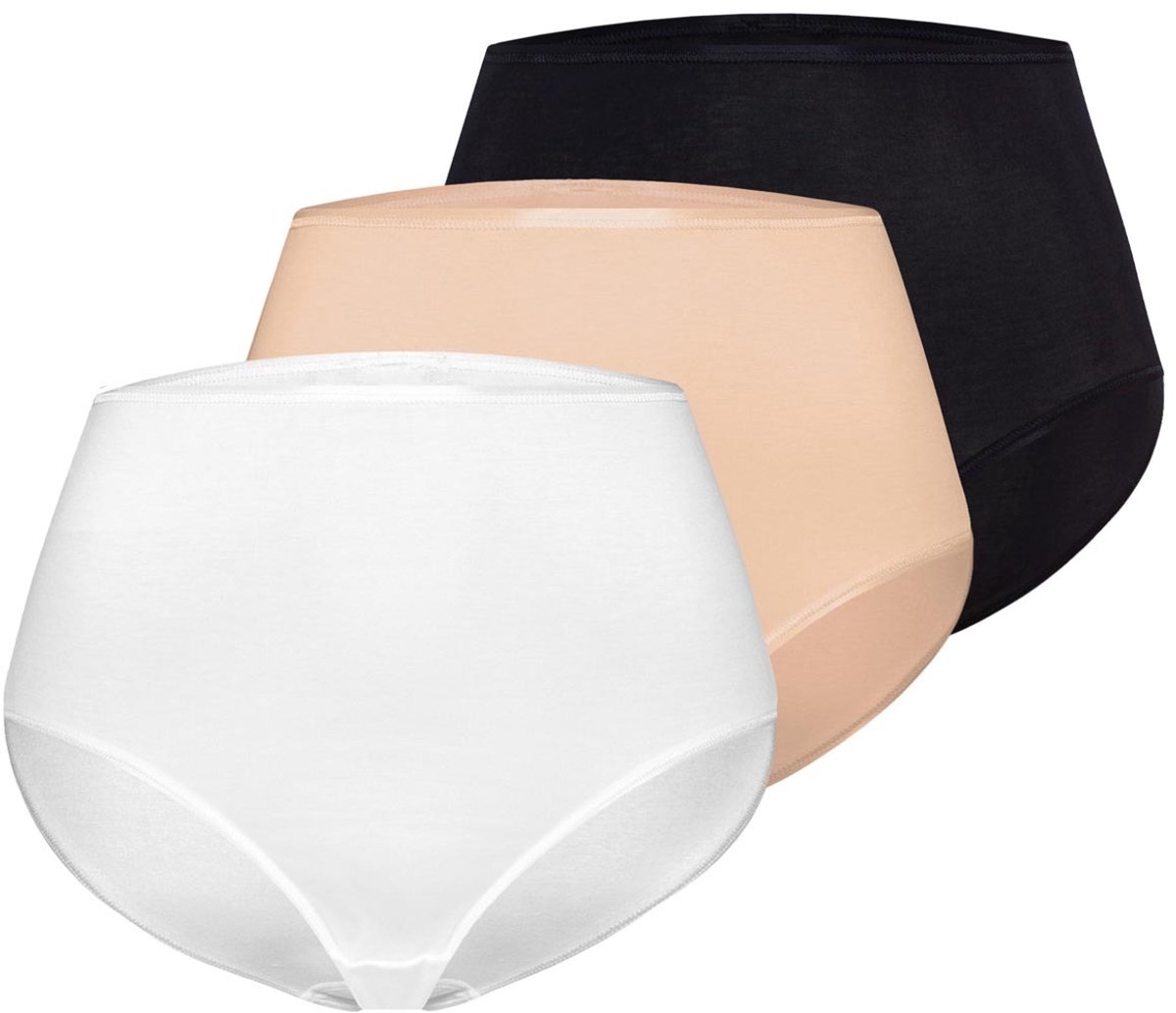 Hanro Dames maxi slip 3 pack Cotton Seamless